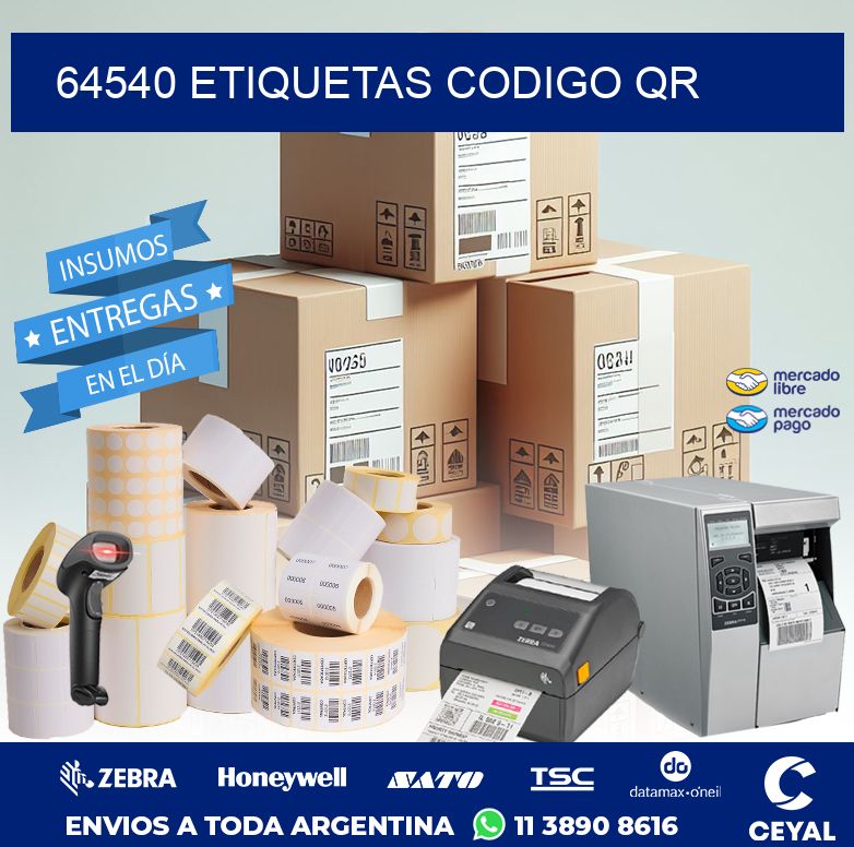 64540 ETIQUETAS CODIGO QR