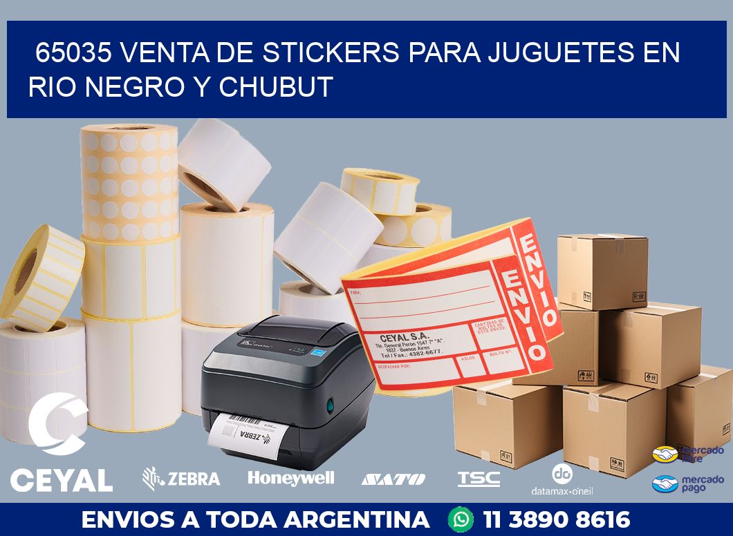 65035 VENTA DE STICKERS PARA JUGUETES EN RIO NEGRO Y CHUBUT