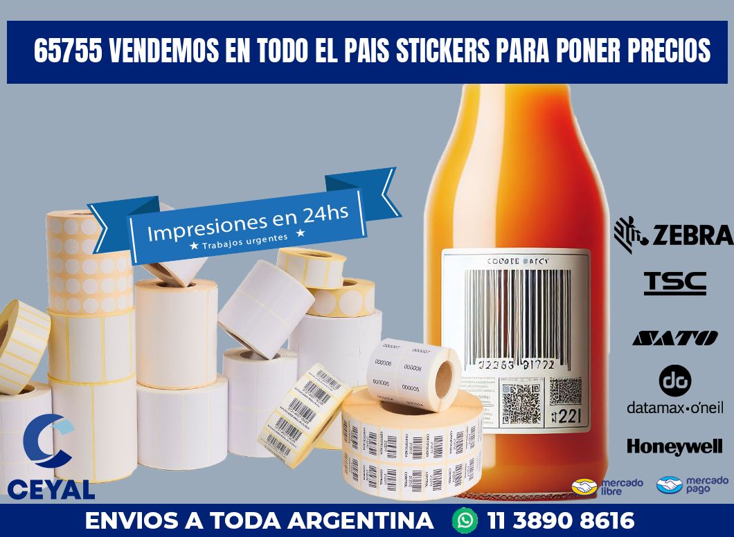 65755 VENDEMOS EN TODO EL PAIS STICKERS PARA PONER PRECIOS