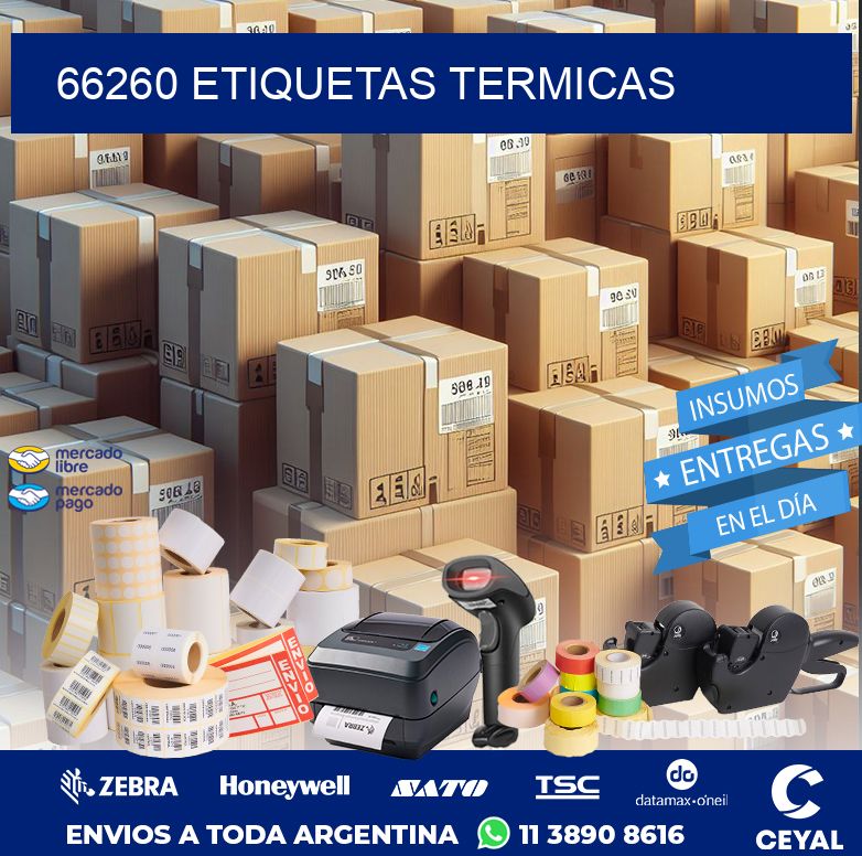 66260 ETIQUETAS TERMICAS
