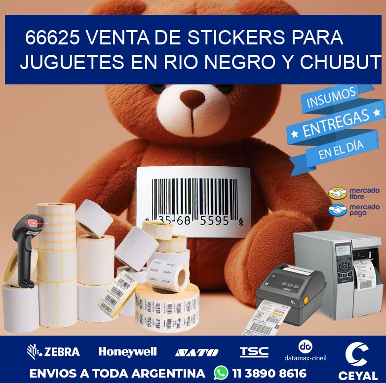 66625 VENTA DE STICKERS PARA JUGUETES EN RIO NEGRO Y CHUBUT