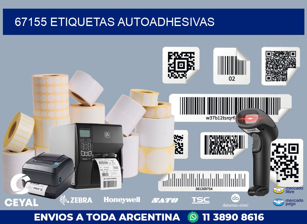 67155 ETIQUETAS AUTOADHESIVAS