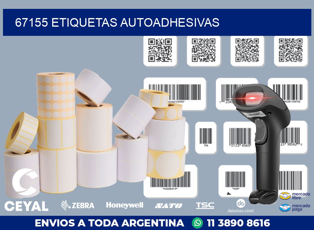 67155 ETIQUETAS AUTOADHESIVAS