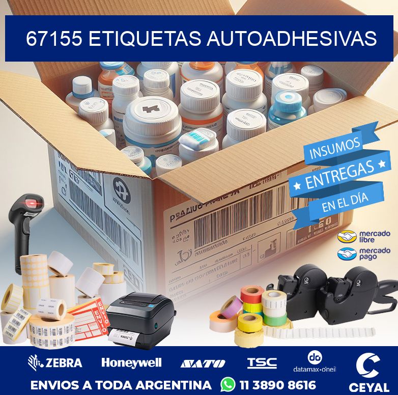 67155 ETIQUETAS AUTOADHESIVAS