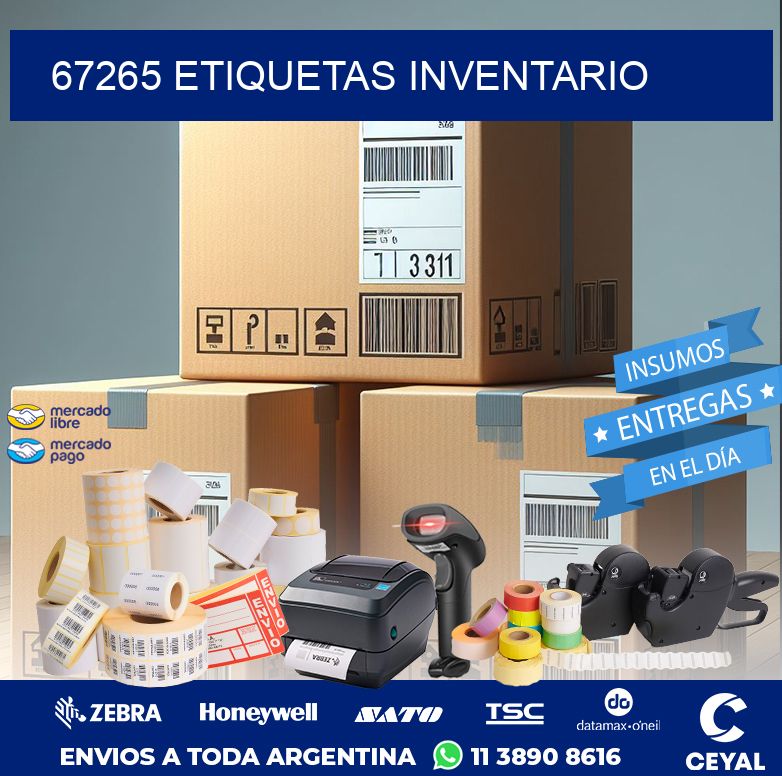 67265 ETIQUETAS INVENTARIO