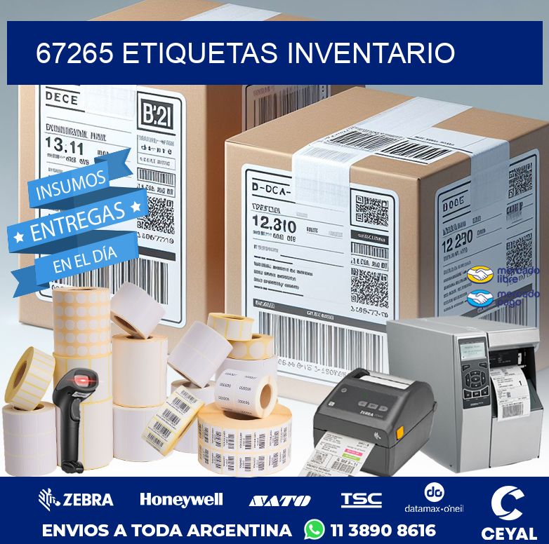 67265 ETIQUETAS INVENTARIO