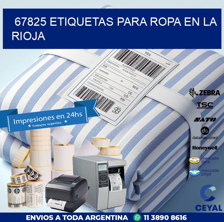 67825 ETIQUETAS PARA ROPA EN LA RIOJA