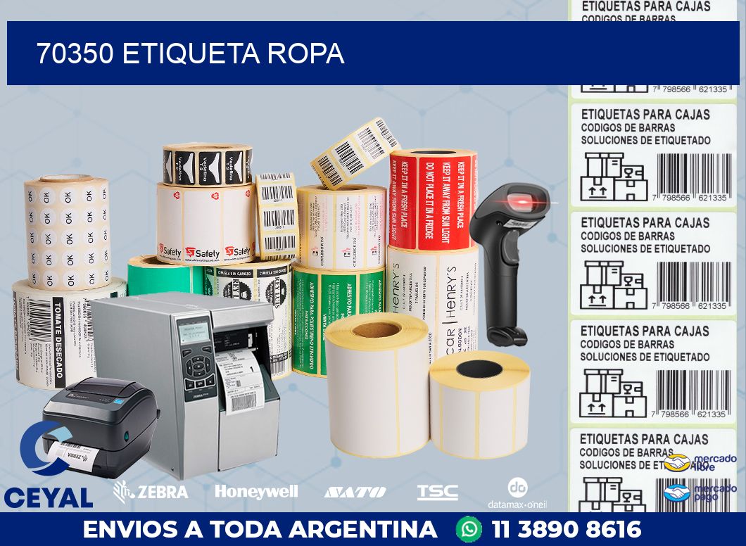 70350 ETIQUETA ROPA