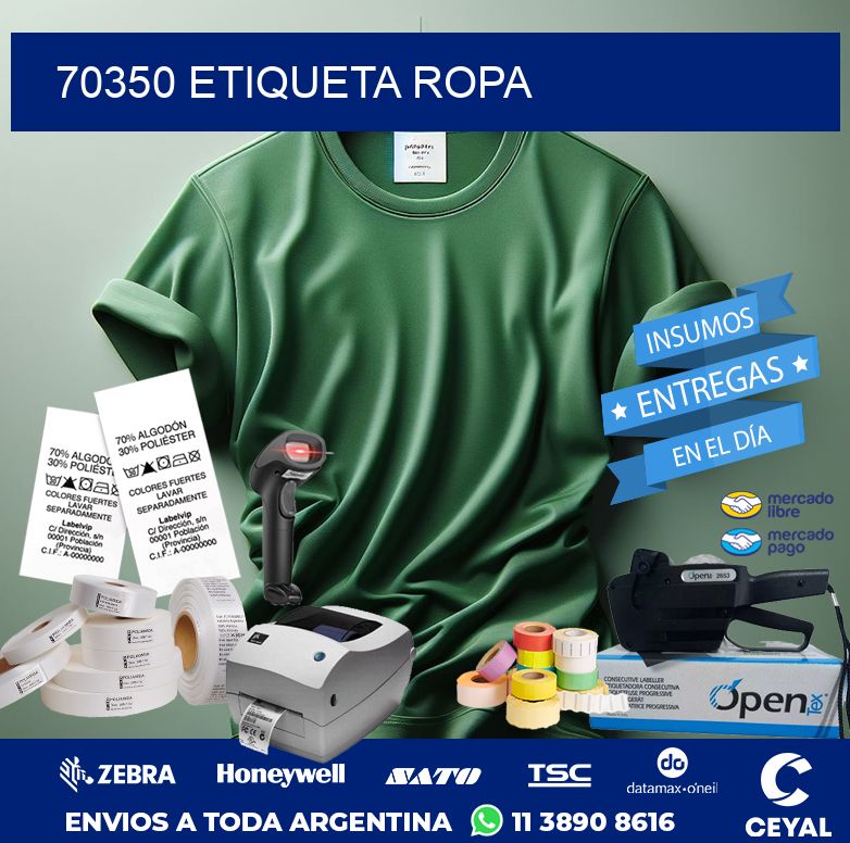 70350 ETIQUETA ROPA