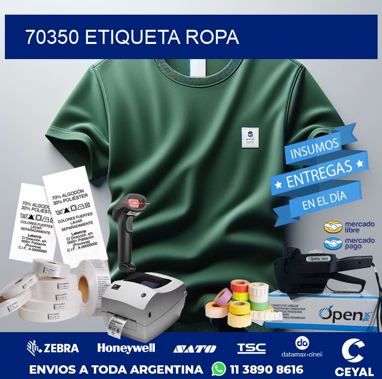 70350 ETIQUETA ROPA