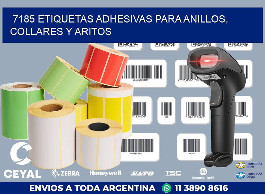 7185 ETIQUETAS ADHESIVAS PARA ANILLOS, COLLARES Y ARITOS