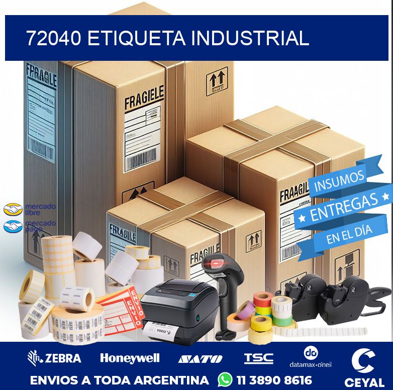 72040 ETIQUETA INDUSTRIAL