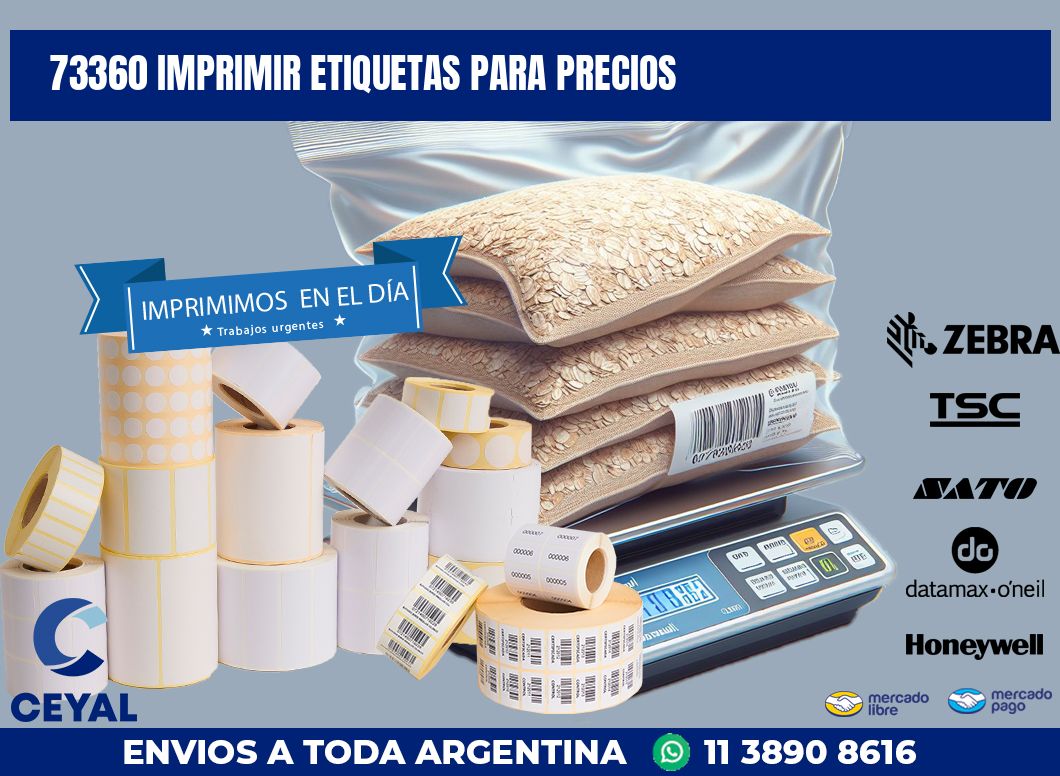 73360 IMPRIMIR ETIQUETAS PARA PRECIOS