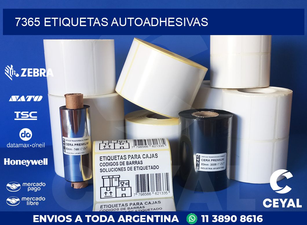 7365 ETIQUETAS AUTOADHESIVAS
