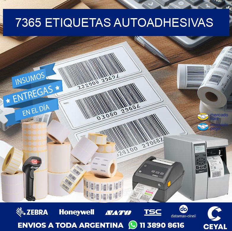 7365 ETIQUETAS AUTOADHESIVAS