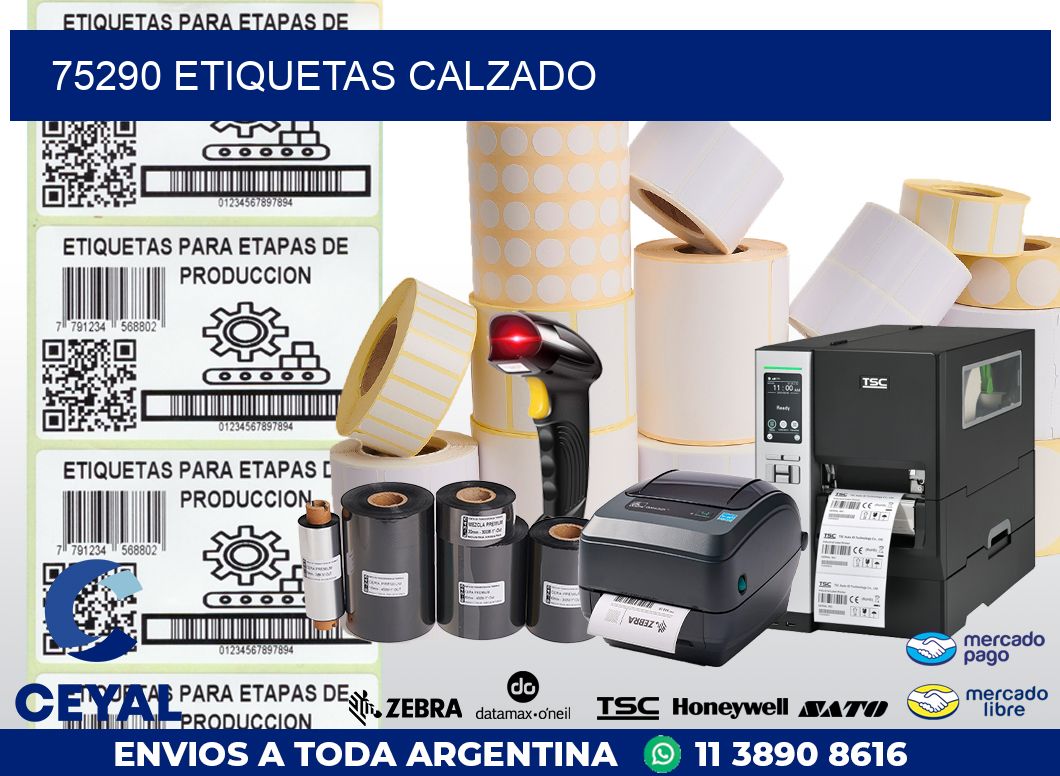 75290 ETIQUETAS CALZADO