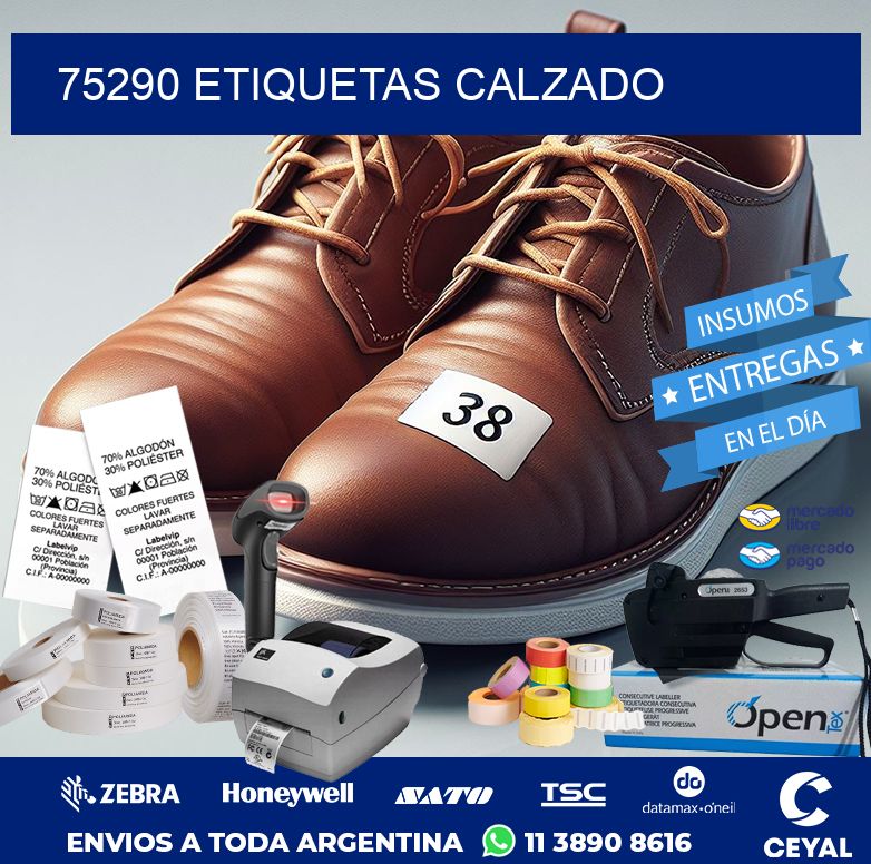 75290 ETIQUETAS CALZADO