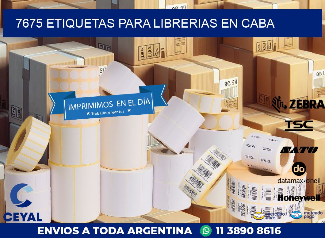 7675 ETIQUETAS PARA LIBRERIAS EN CABA