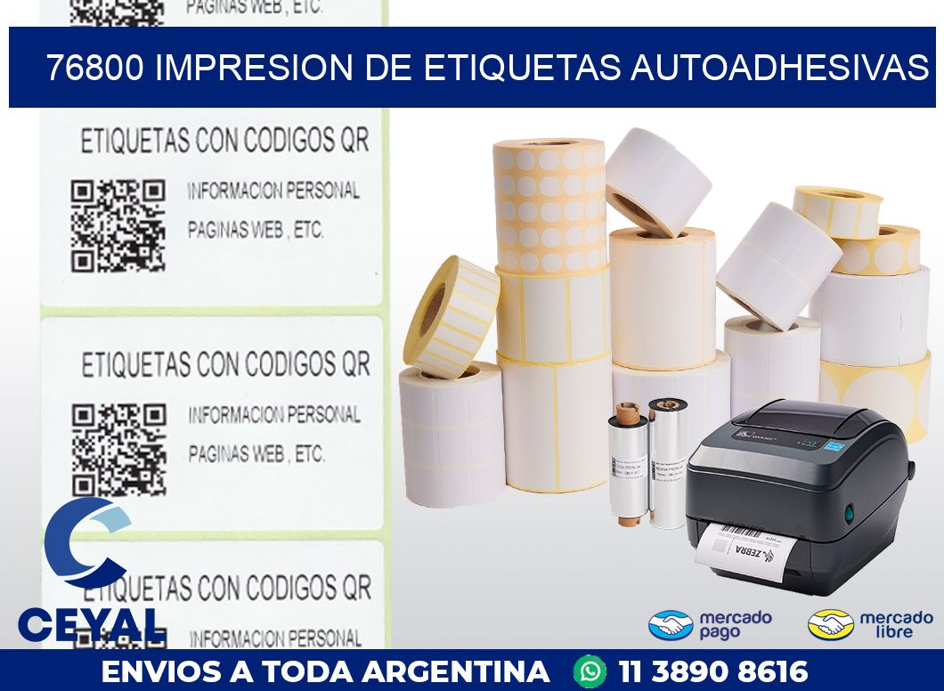 76800 IMPRESION DE ETIQUETAS AUTOADHESIVAS