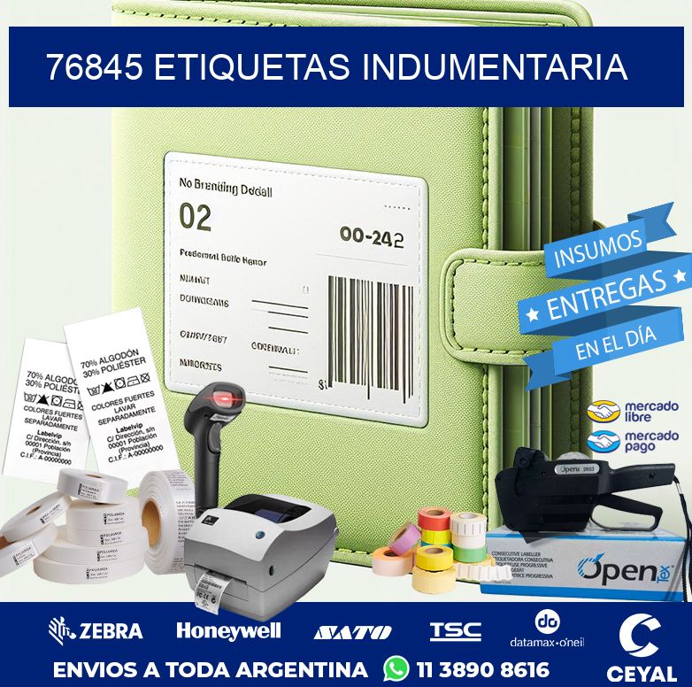 76845 ETIQUETAS INDUMENTARIA