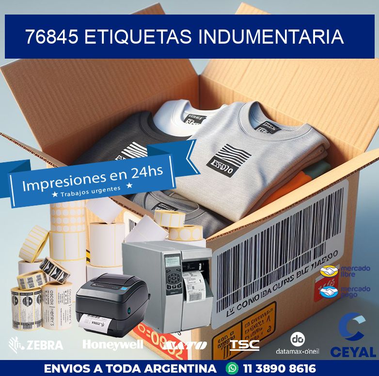 76845 ETIQUETAS INDUMENTARIA