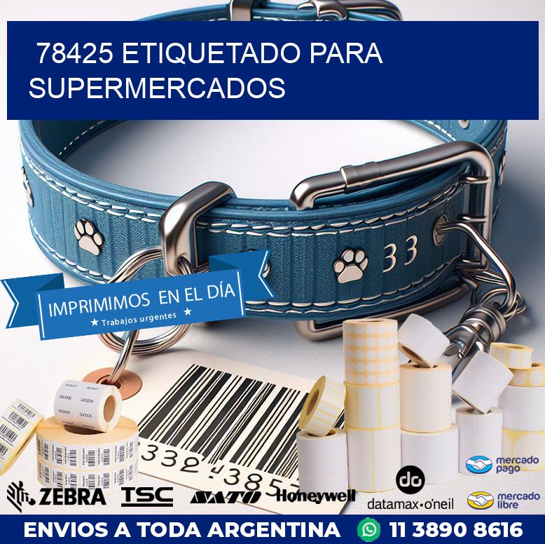 78425 ETIQUETADO PARA SUPERMERCADOS