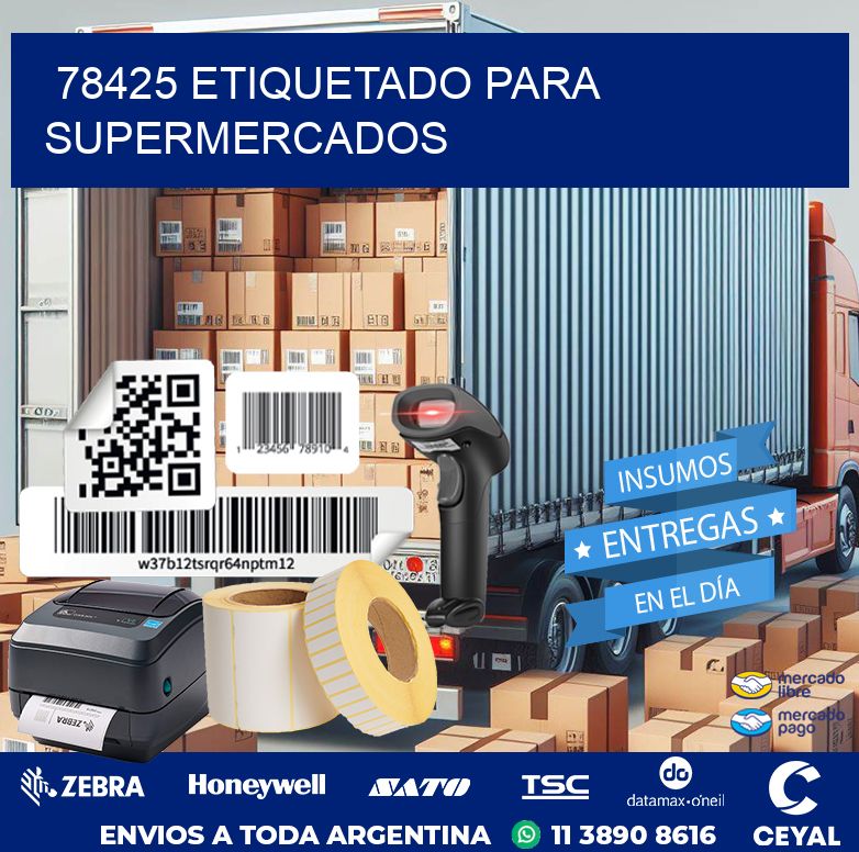 78425 ETIQUETADO PARA SUPERMERCADOS