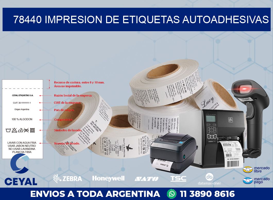 78440 IMPRESION DE ETIQUETAS AUTOADHESIVAS