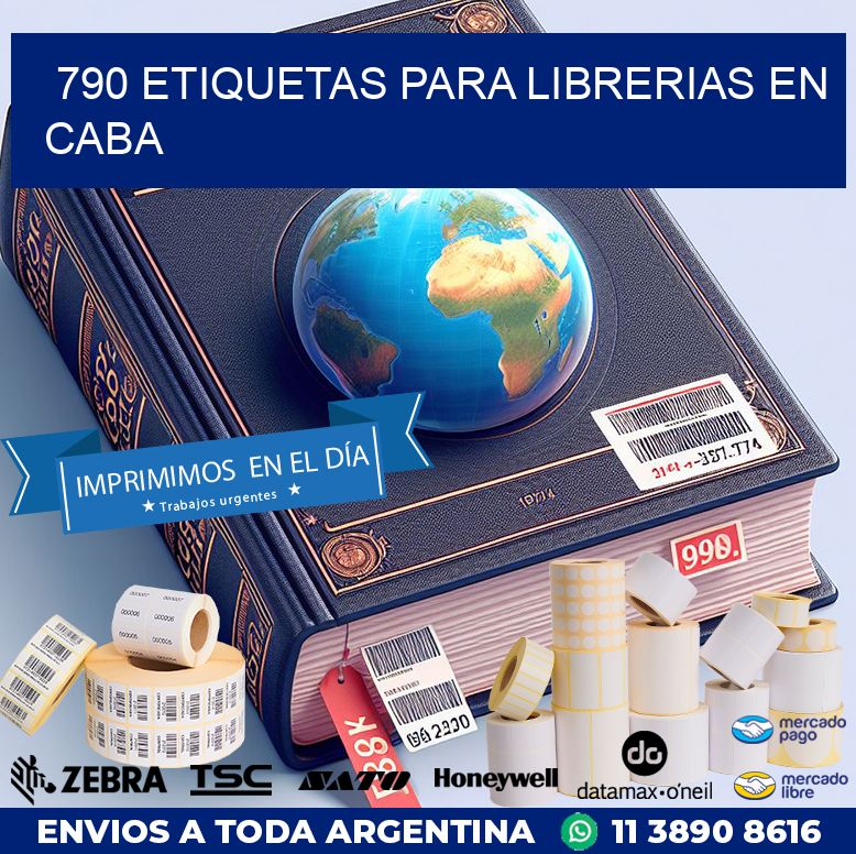 790 ETIQUETAS PARA LIBRERIAS EN CABA