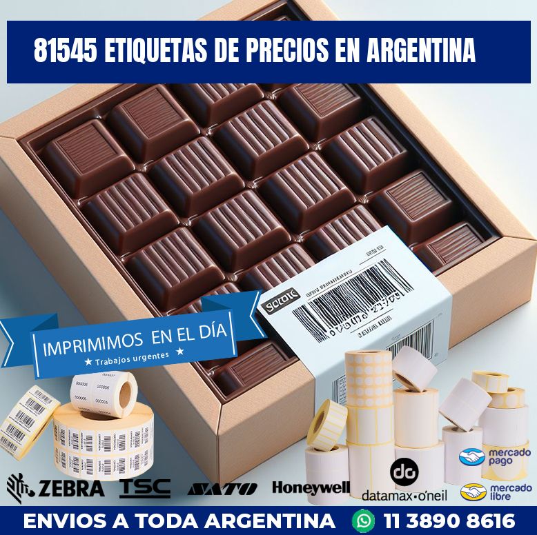 81545 ETIQUETAS DE PRECIOS EN ARGENTINA