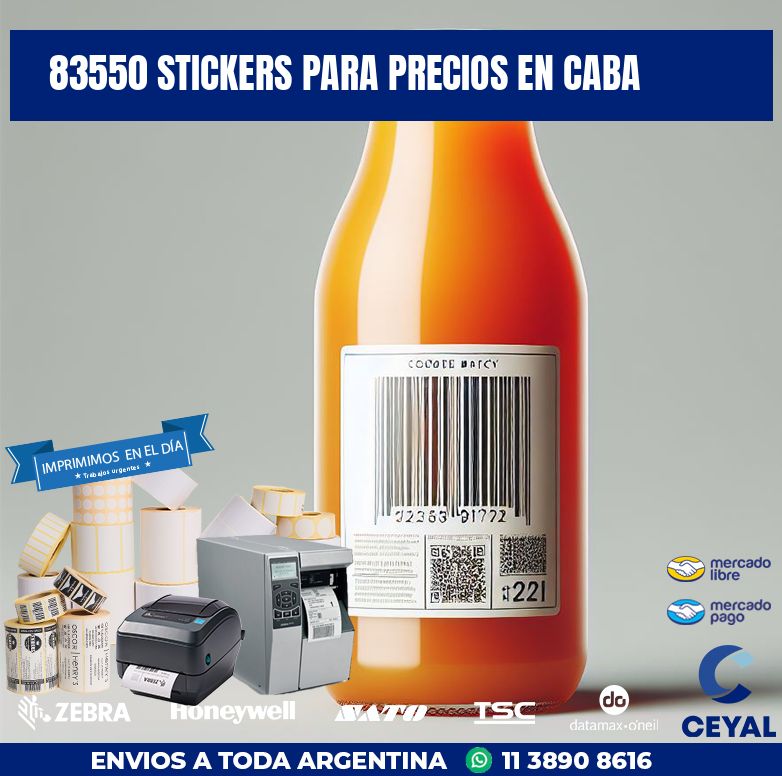 83550 STICKERS PARA PRECIOS EN CABA