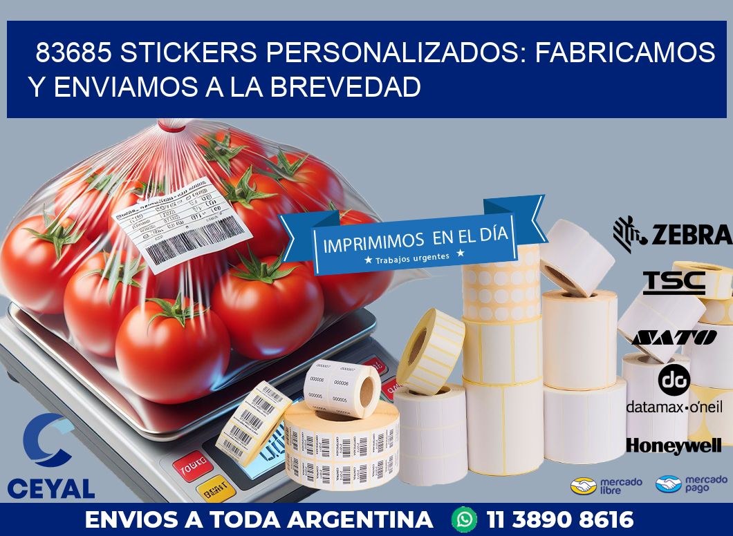 83685 STICKERS PERSONALIZADOS: FABRICAMOS Y ENVIAMOS A LA BREVEDAD