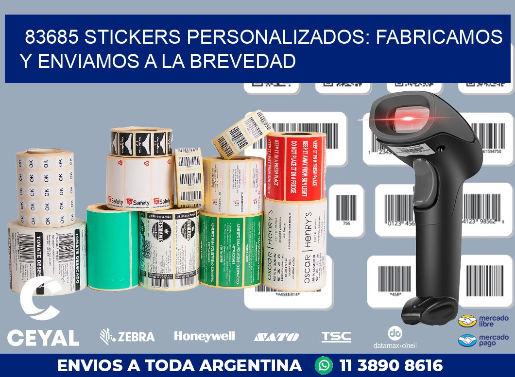 83685 STICKERS PERSONALIZADOS: FABRICAMOS Y ENVIAMOS A LA BREVEDAD