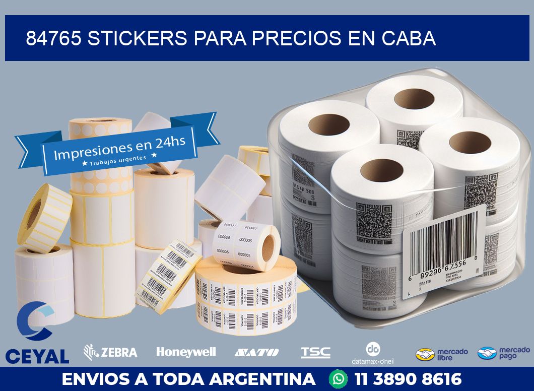 84765 STICKERS PARA PRECIOS EN CABA