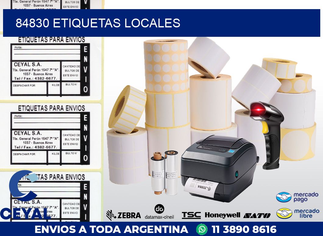 84830 ETIQUETAS LOCALES