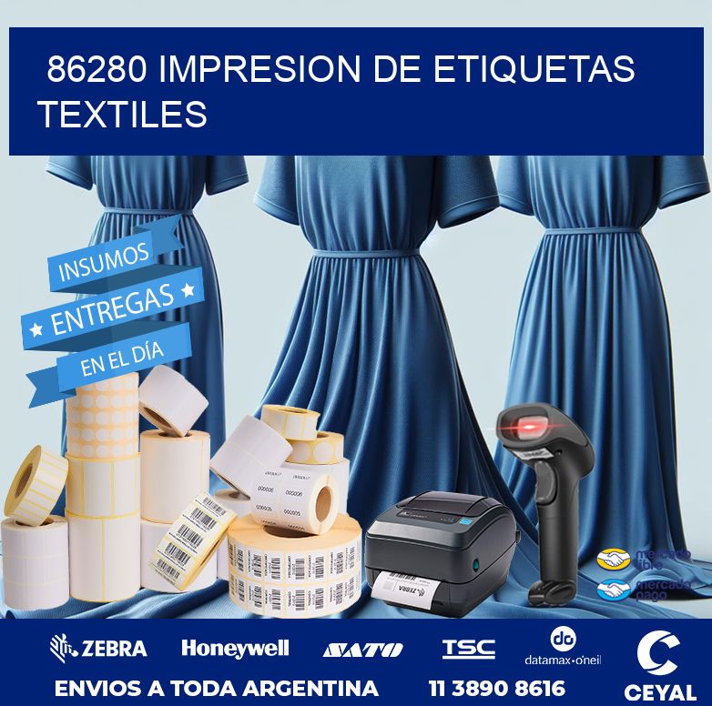 86280 IMPRESION DE ETIQUETAS TEXTILES