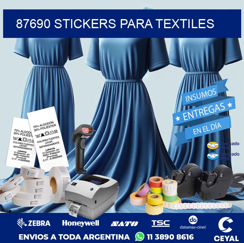 87690 STICKERS PARA TEXTILES