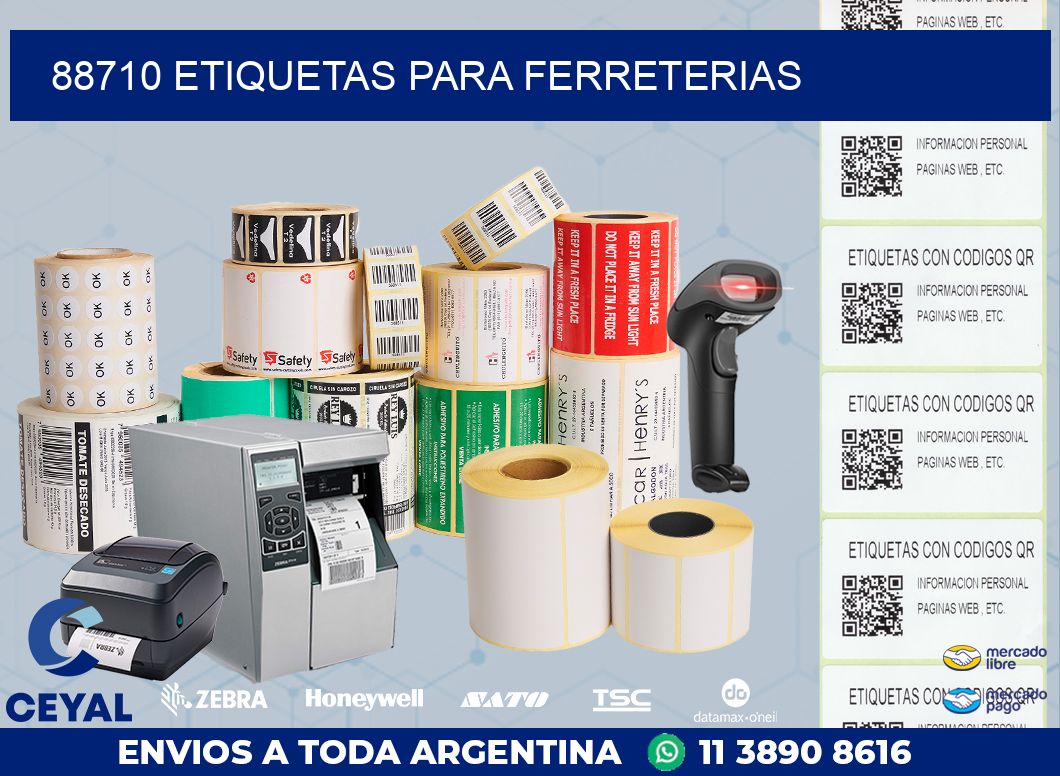 88710 ETIQUETAS PARA FERRETERIAS