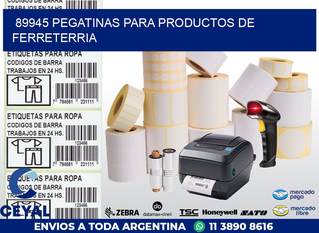 89945 PEGATINAS PARA PRODUCTOS DE FERRETERRIA