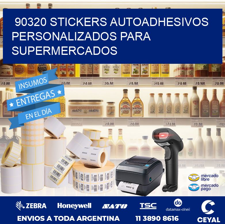 90320 STICKERS AUTOADHESIVOS PERSONALIZADOS PARA SUPERMERCADOS