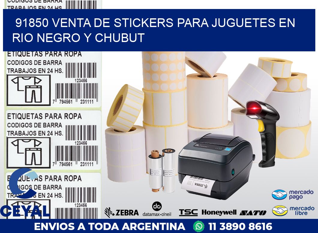 91850 VENTA DE STICKERS PARA JUGUETES EN RIO NEGRO Y CHUBUT