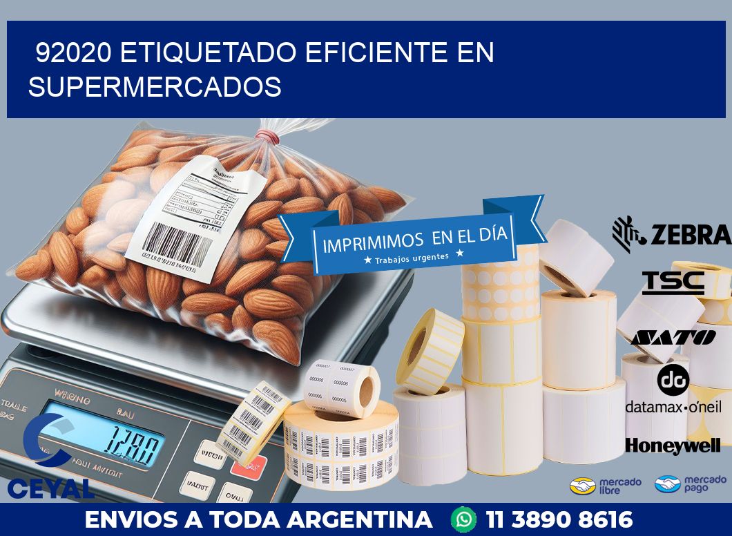 92020 ETIQUETADO EFICIENTE EN SUPERMERCADOS