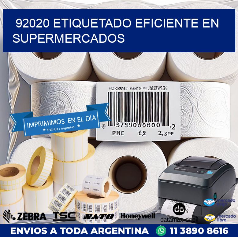 92020 ETIQUETADO EFICIENTE EN SUPERMERCADOS