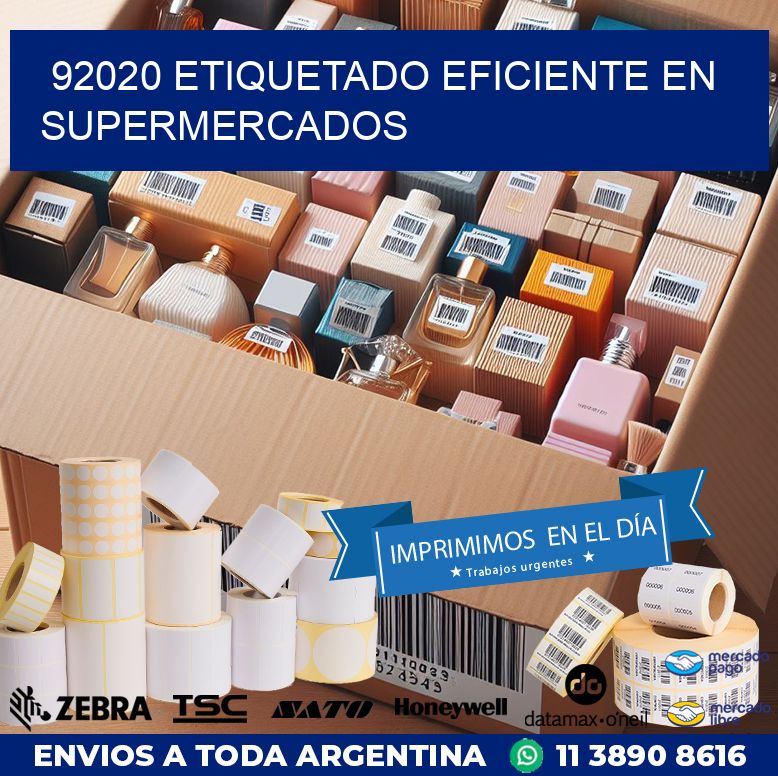 92020 ETIQUETADO EFICIENTE EN SUPERMERCADOS