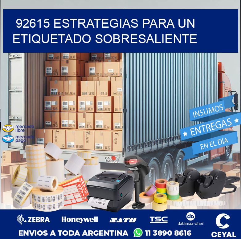 92615 ESTRATEGIAS PARA UN ETIQUETADO SOBRESALIENTE