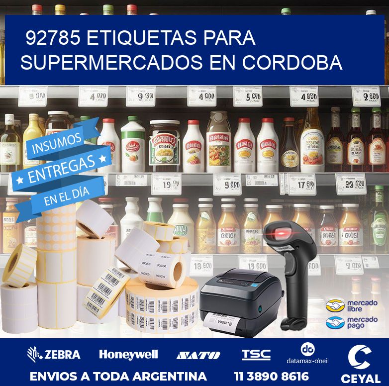 92785 ETIQUETAS PARA SUPERMERCADOS EN CORDOBA