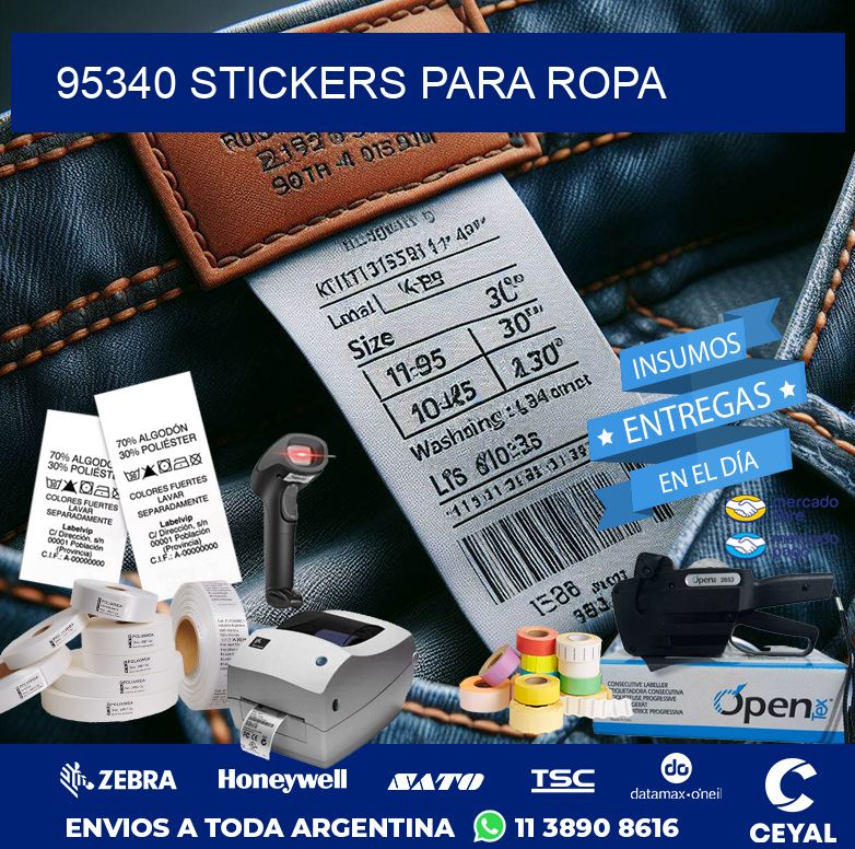 95340 STICKERS PARA ROPA