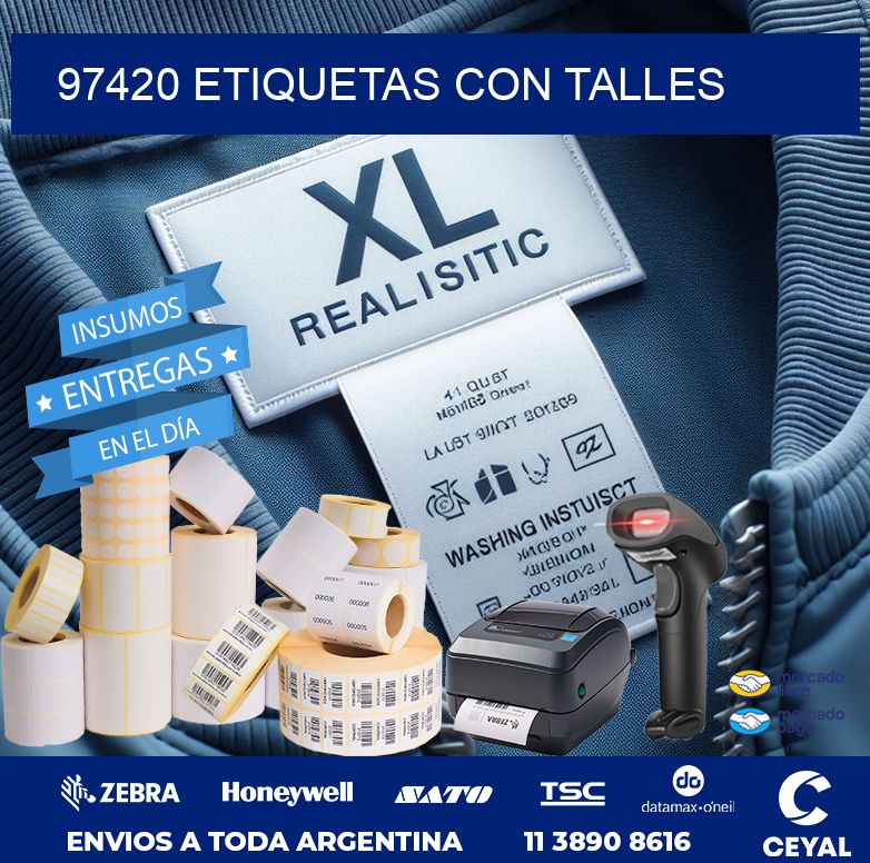 97420 ETIQUETAS CON TALLES