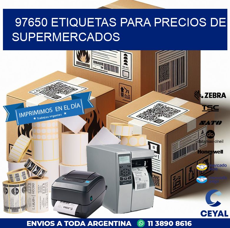 97650 ETIQUETAS PARA PRECIOS DE SUPERMERCADOS