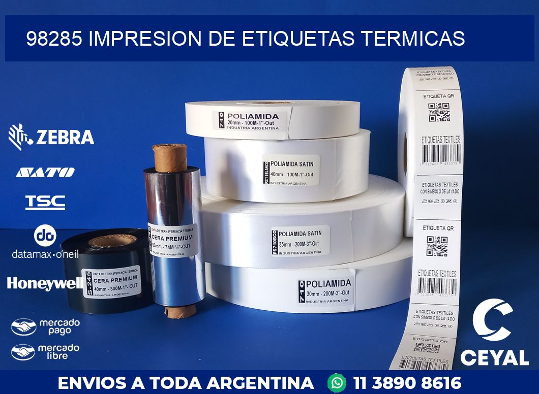 98285 IMPRESION DE ETIQUETAS TERMICAS